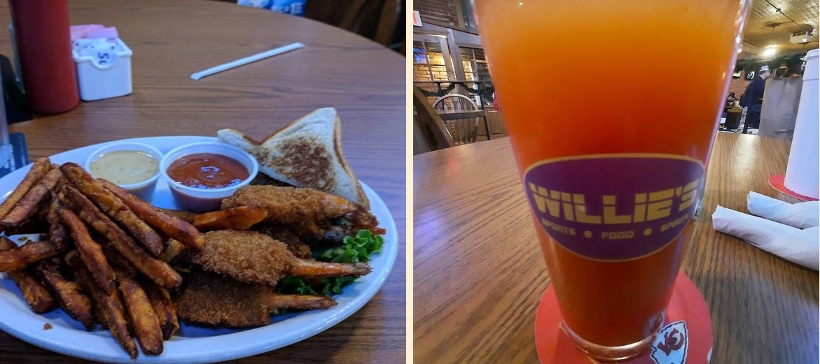 Willie's Sports Bar & Grill Menu