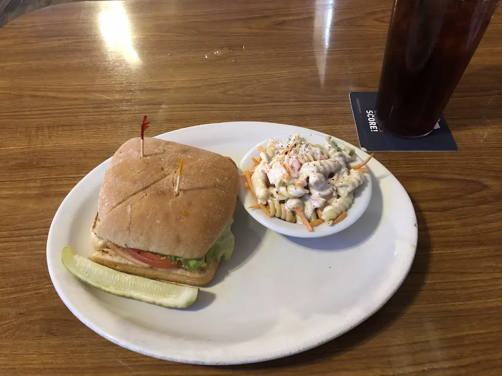 Club and Pasta Salad