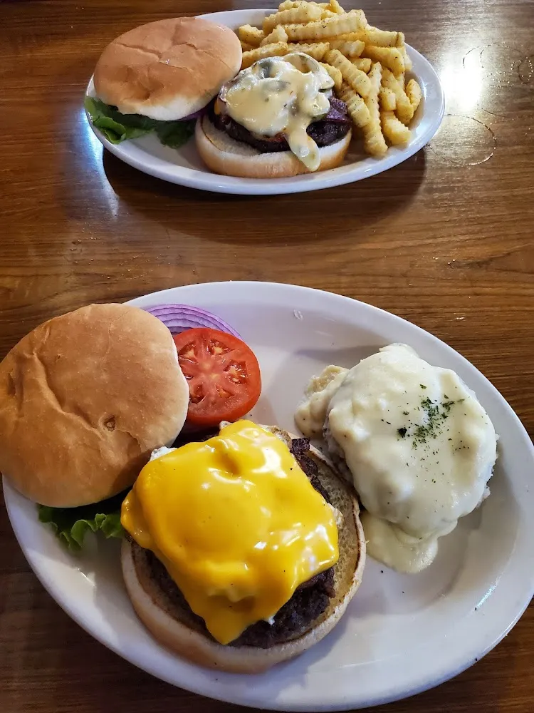 Total Happiness Burger Near 5-Alarm Burger Far